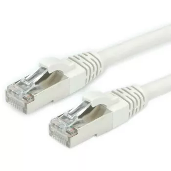 Roline - komutācijas kabelis - RJ-45 (V) uz RJ-45 (V) - 50 cm - SFTP, PiMF - CAT 6a - bez halogēna, formēts, bezķeršanās - pelēks