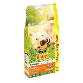 PURINA Friskies Balance vista ar dārzeņiem - sausā suņu barība - 10 + 5kg