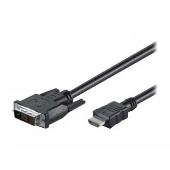 Goobay | DVI-D/HDMI kabelis, niķelēts | 50580 | DVI-D vīrišķais Single-Link (18+1 pin) | HDMI vīrišķais (A tips) | 2 m
