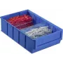 Uzglabāšanas kaste Allit 456530, plastmasas organizators 185×300×81 mm, zila