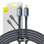 Baseus CAJY000301 mobilo tālruņu kabelis pelēks 2 m USB C Lightning