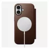 Folio stila telefona maciņš Nomad NM014209858 Apple iPhone 17, 16 cm (6,3 collas), brūns, 4 karšu kabatiņas