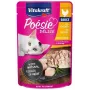 Mitrā kaķu barība Vitakraft Poésie Delice ar vistu 85 g paciņā, pieaugušiem kaķiem, mitrums 84%, olbaltumvielas 8%