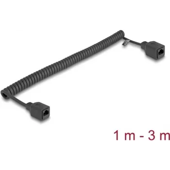 Tīkla kabelis DeLOCK 90673 RJ-45 Cat5e 3 m Melns