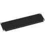 VALUE aizklāšanas panelis - melns RAL 9005 - 3U - 48,3 cm (19 collu)