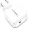 nevox 20W USB-C PD lādētājs balts strāvas adapteris