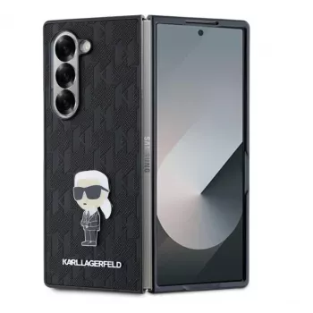 Karl Lagerfeld | KLHCZFD6SAPKINPKK | Aizmugurējais vāks | Samsung | Galaxy Z Fold6 | Plastmasa | Melns