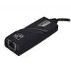 Saskarnes karte Akyga AK-AD-31 USB 3.2 Gen 1 uz Gigabit Ethernet (1000 Mbps), RJ-45, melna
