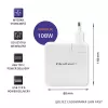 Qoltec GaN lādētājs FAST 108W | 5-20V | 3-4.7A | USB C | Balts