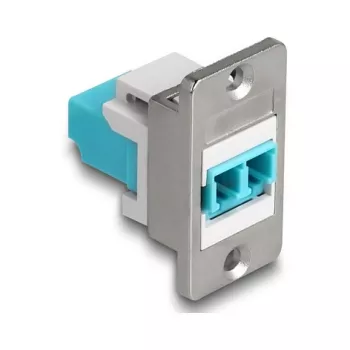 DeLOCK keystone module 90888 plakans Aqua Silver balta LC