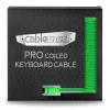 Barošanas kabelis CableMod PRO ModMesh 12VHPWR vīriešu uz 8‑Pinu PCIe 45 cm Gaiši zils