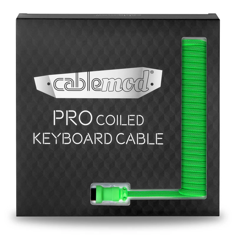 Barošanas kabelis CableMod PRO ModMesh 12VHPWR vīriešu uz 8‑Pinu PCIe 45 cm Gaiši zils