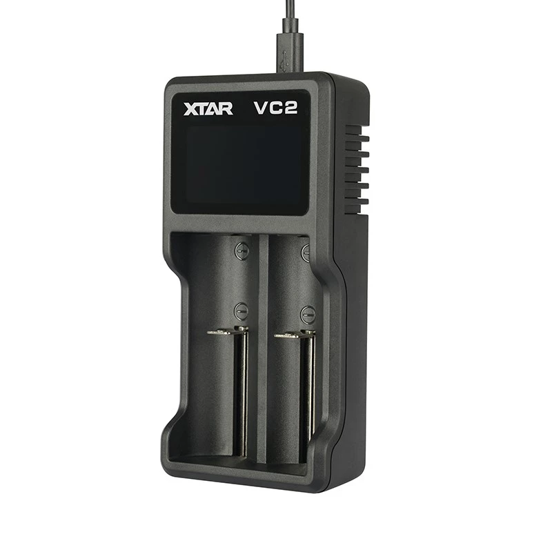 XTAR VC2 mājsaimniecības bateriju USB lādētājs