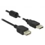 USB kabelis DeLOCK 84884 USB 2.0 1,5 m melns