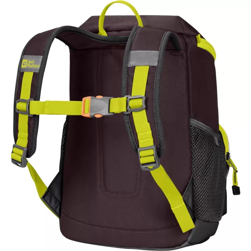 Jack Wolfskin Erlebnis Pack mugursoma - violeta/neona dzeltena, 11 L