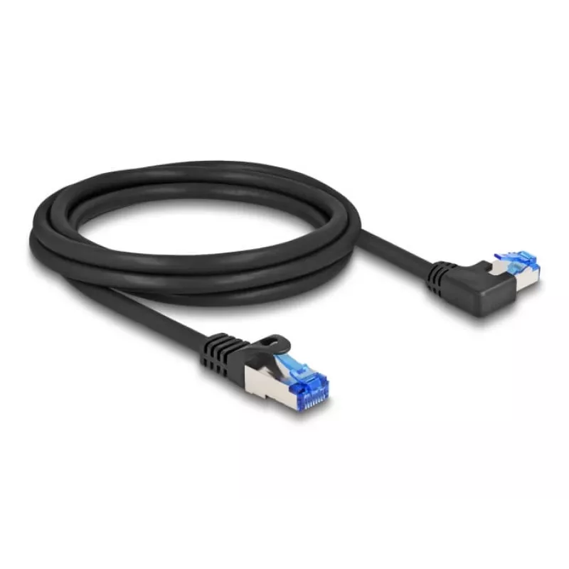 Tīkla kabelis DeLOCK RJ45 Cat.6A S/FTP 2m melns
