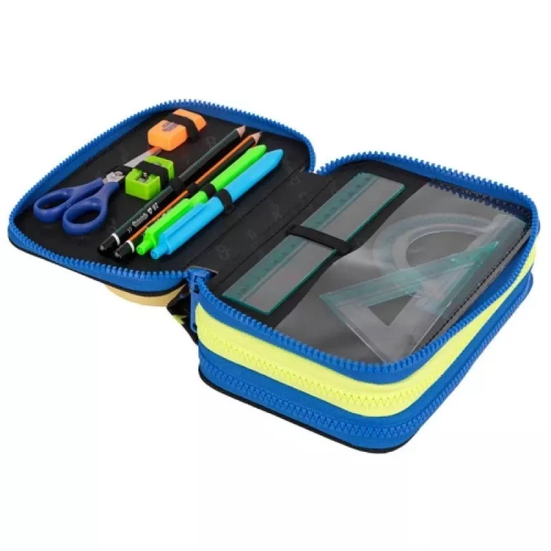 Penālis CoolPack Jumper 3 ATLANTIS F067828 — trīsstāvu skolas penālis