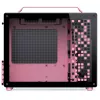 Jonsplus MATX Handle Case Z20 Melns-Pink – Mini/Micro/Flex-ATX korpuss ar pārnēsāšanas rokturi