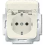 BUSCH JAEGER 20 EUK-212 - CEE 7/3 - 2P+E - smilškrāsa - 250 V - 16 A - 71 mm