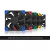Datora korpusa ventilators Noctua NF-A8 PWM CH.BK.S 80 mm, 4-pin PWM, 450–2200 RPM, 17,7 dB