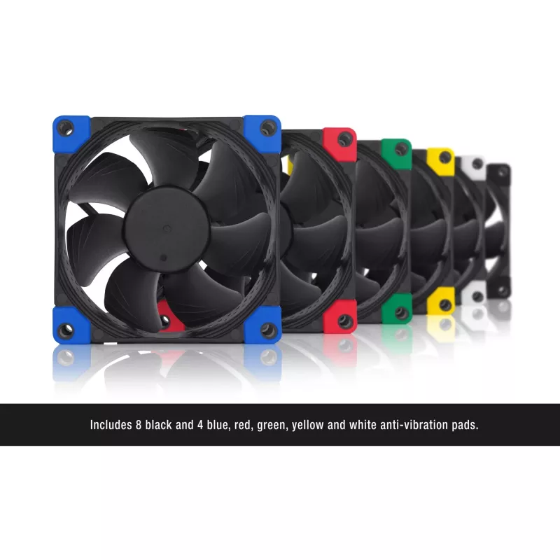 Datora korpusa ventilators Noctua NF-A8 PWM CH.BK.S 80 mm, 4-pin PWM, 450–2200 RPM, 17,7 dB