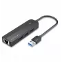 Hub 5-in-1 Vention USB 3.0 + Gigabit Ethernet adapteris