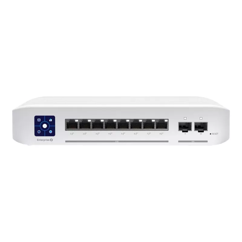 Ubiquiti UniFi Enterprise 8 PoE pārvaldīts L3 2.5G Ethernet (100/1000/2500) Power over Ethernet (PoE) Nerūsējošais tērauds