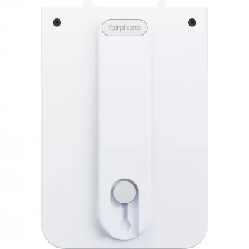 Pirkstu cilpa Cloud balta (balta Fairphone 6) Aizmugurējais vāciņš. Balts pārklājums. Oriģināls FAIRPHONE produkts — MPN: F6FNGR-1WH-WW1 · EAN:
