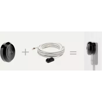 AXIS F8211 Pinhole Trim Ring - fiksējošais gredzens kameras objektīvam - paredzēts AXIS F1025 Sensor Unit