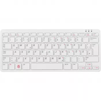 Vadu USB tastatūra Raspberry PI tastatūra DE RB-TASTA01W — USB savienojums, vācu izkārtojums