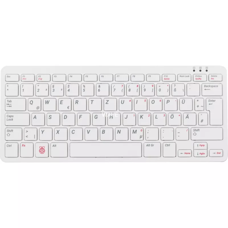 Vadu USB tastatūra Raspberry PI tastatūra DE RB-TASTA01W — USB savienojums, vācu izkārtojums