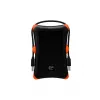 HDD/SSD korpuss Silicon Power Armor A30, 2,5 collu vienas vietas, USB 3.2 Gen 1, Micro-USB A, oranžs/melns