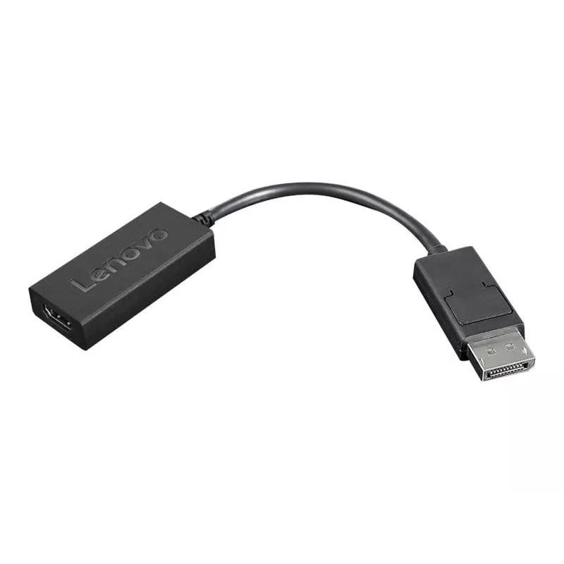 Lenovo 4X90R61023 video kabeļa adapteris 0,225 m DisplayPort HDMI A tipa (standarta) Melns