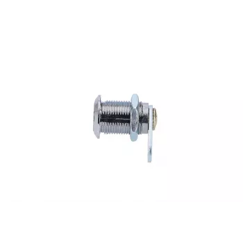Durvju slēdzene Extralink ROUND LOCK FOR CABINETS, apaļa korpusa durvju slēdzene, sudraba