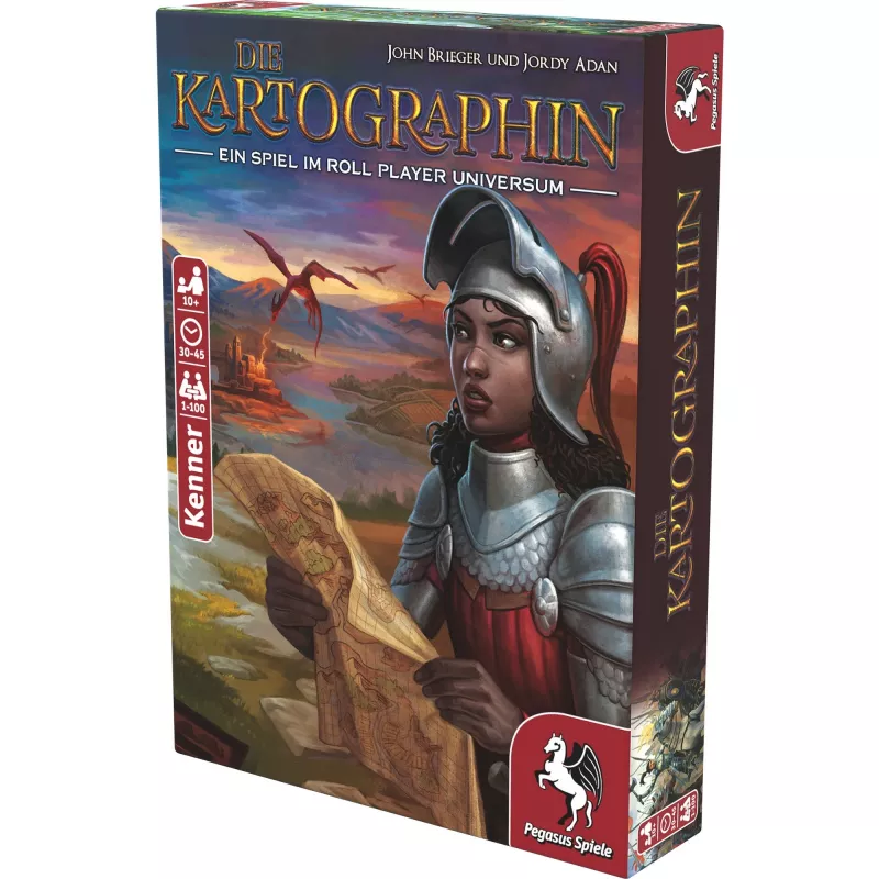 Pegasus Spiele Die Kartographin galda spēle
