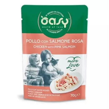 Oasy More Love Chicken with Salmon paciņa 70 g