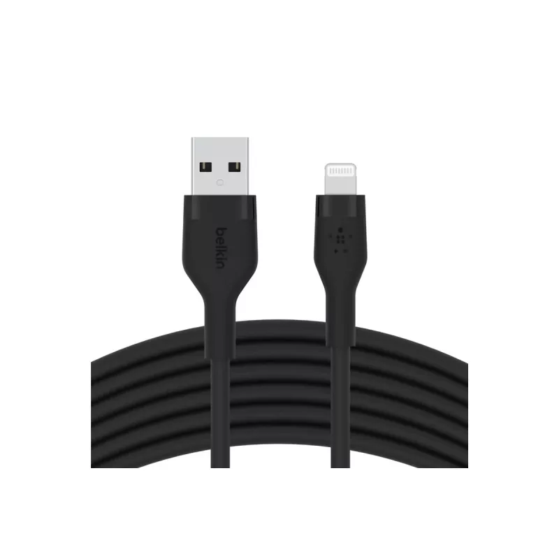 Lightning kabelis Belkin CAA008BT1MBK 1m Melns USB A uz Lightning