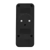 Strāvas sadalītājs MACLEAN MCE248 F/B — 3 maiņstrāvas rozetes (1x16A, 2x6A) un 4 USB porti (2xUSB‑A, 2xUSB‑C PD 20W), ES spraudnis, melns