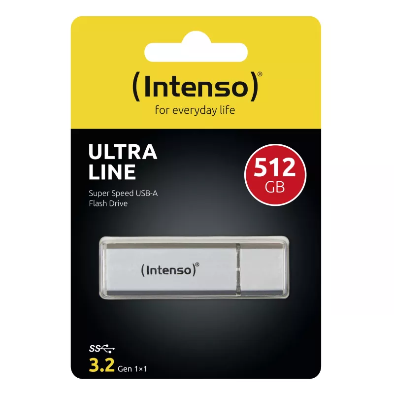 USB zibatmiņa Intenso 512 GB USB Type-A 3.2 Gen 1 Sudraba