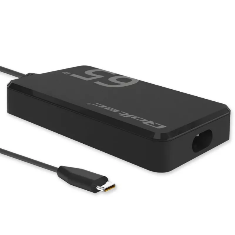 QOLTEC Charger 65W GaN Super Fast plāns PD 5-20V 3.25A USB-C