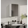 Vannas istabas sienas skapītis top e shop POLA 1DL BIEL — 400×220×600 mm, 3 plaukti, balts