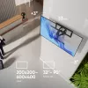 TV grīdas statīvs ONKRON SM6-B 32–90 collu ekrāniem, 50 kg nestspēja, VESA 200x200–600x400, slīpums -10–5°, pagriešana 40°