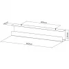 Kabeļu teknne VALUE 17.99.1315 Melna 600mm x 114mm x 76mm