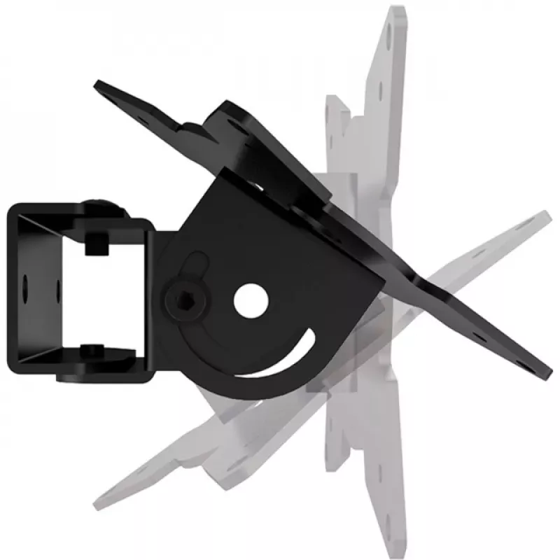 Monitora stiprinājums Hagor 8714 32,8 cm (12,9 collas) melns pie sienas