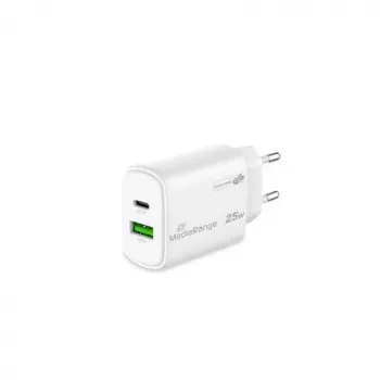 Barošanas adapteris USB/USB-C 25W/FAST MRMA112-2 Mediarange