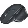 Bezvadu pele Logitech MX Master 2S Bluetooth Edition melna — ergonomiska, Bluetooth un USB uztvērēja savienojamība, uzlādējama baterija