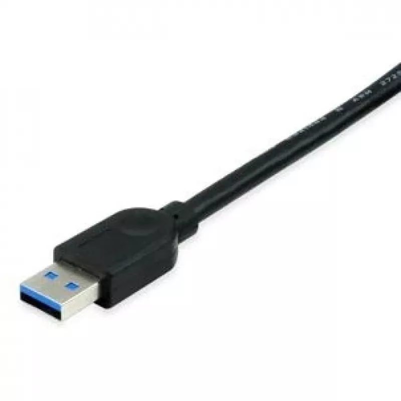 Equip 133347 USB kabelis USB 3.2 Gen 1 (3.1 Gen 1) 10 m USB A Melns