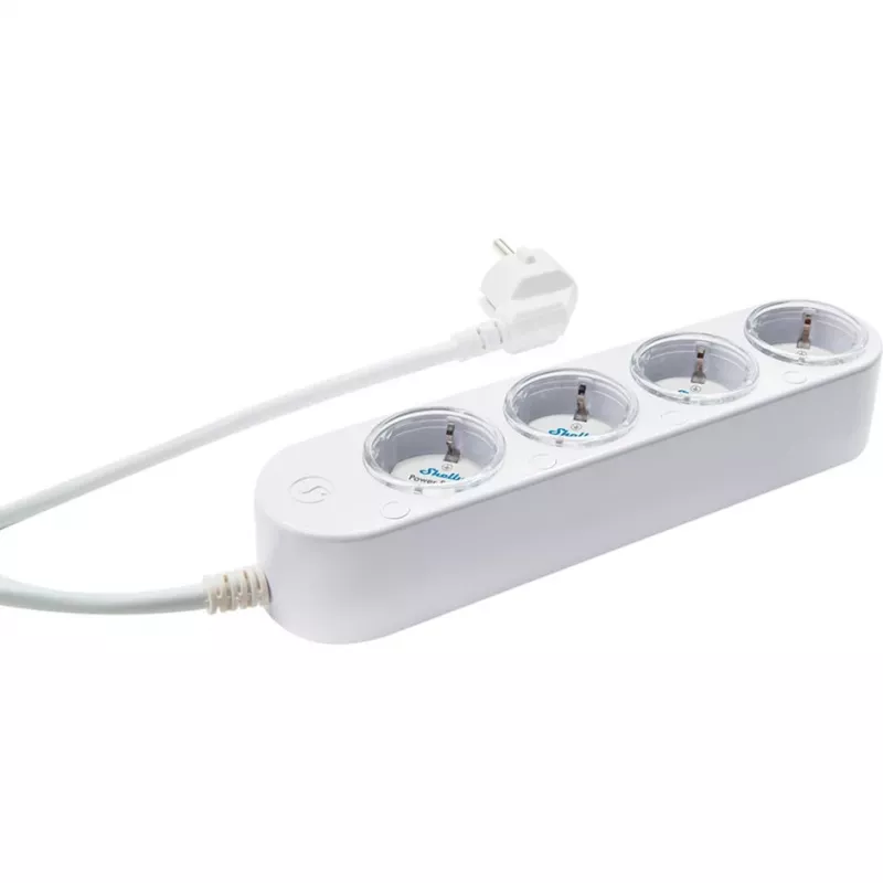 Viedā 12A Shelly Power Strip 4 Gen4 Zigbee/Matter pagarinātājs