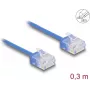 Tīkla kabelis DeLOCK RJ45 Cat.6 UTP 0.3m Zils