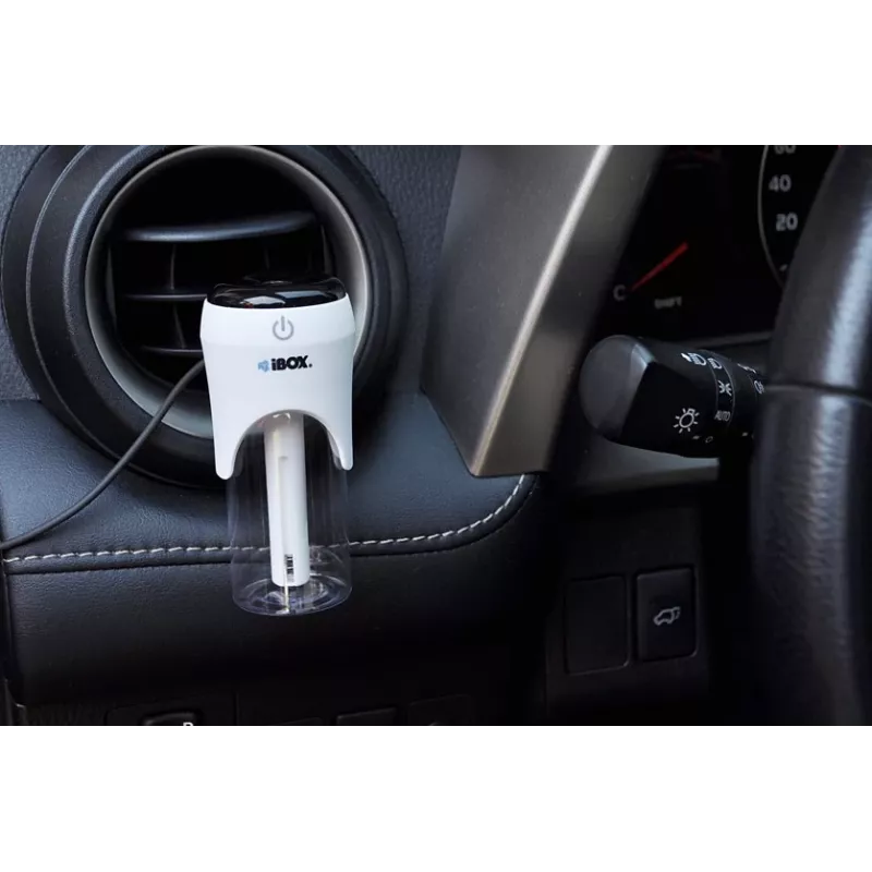iBox ICCH-01 Auto USB lādētājs ar gaisa mitrinātāju un aromātu difuzoru